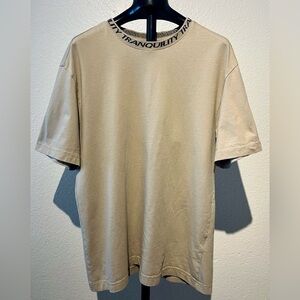 H&M “Tranquility” Letter Print Neckline Design T-Shirt / Size S (Men’s)